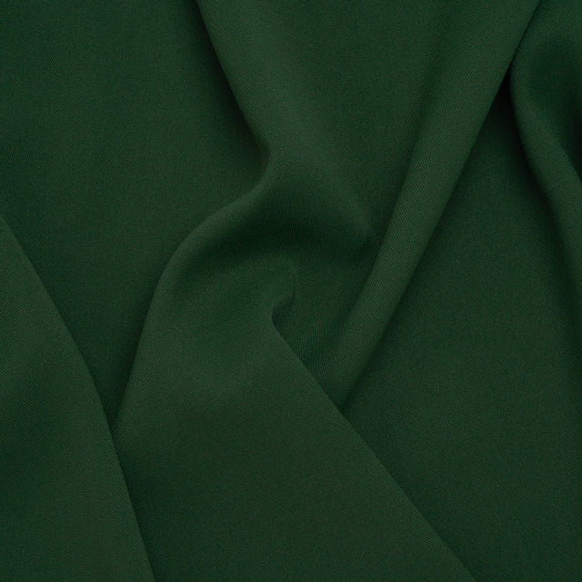 Soft Lightweight Polyester Gabardine - Forest Green - Stefanie Collection