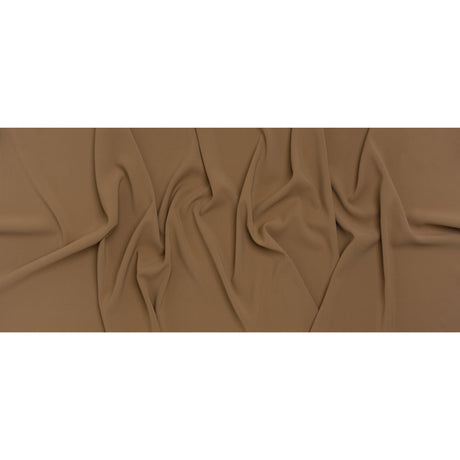 Soft Lightweight Polyester Gabardine - Tan - Stefanie Collection