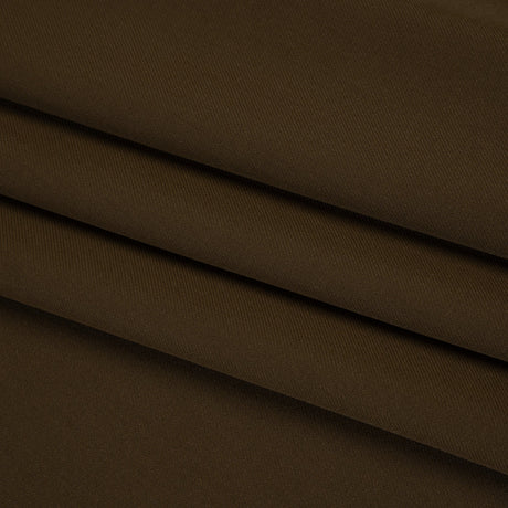 Soft Lightweight Polyester Gabardine - Brown - Stefanie Collection