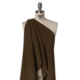 Soft Lightweight Polyester Gabardine - Brown - Stefanie Collection