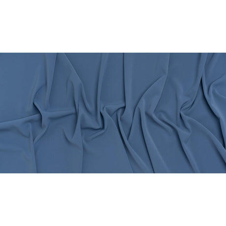 Soft Lightweight Polyester Gabardine - Country Blue - Stefanie Collection