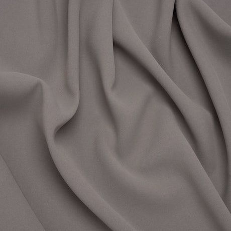 Soft Lightweight Polyester Gabardine - Gray - Stefanie Collection