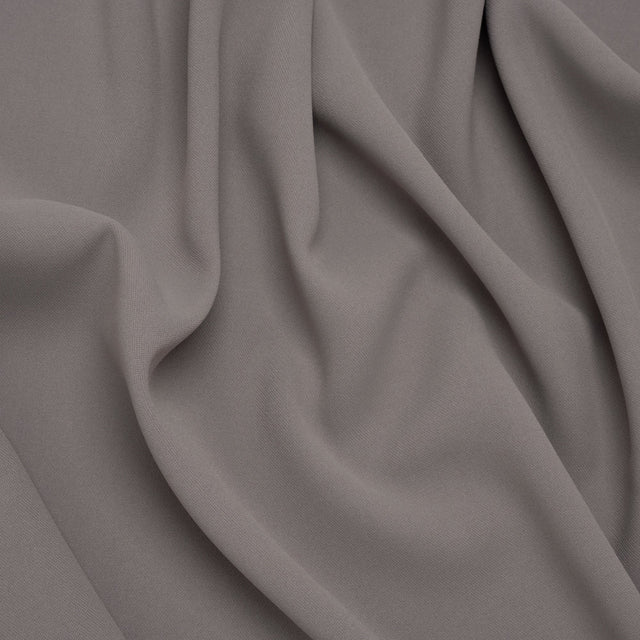 Soft Lightweight Polyester Gabardine - Gray - Stefanie Collection