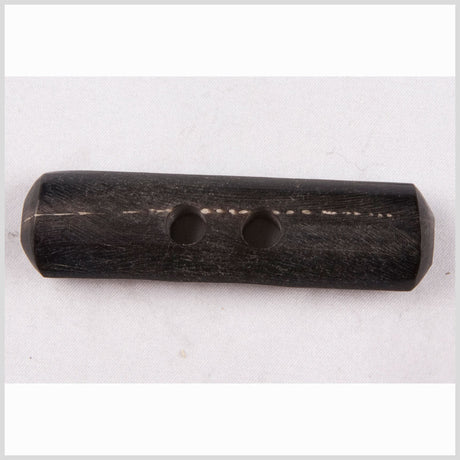 Black Oversized Pointed Horn Toggle - 110L/70mm