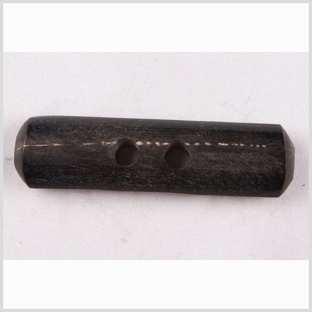 Black Oversized Pointed Horn Toggle - 110L/70mm