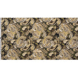 Polyester Satin - Brown, Beige and Olive Green Paisley - Mood Exclusive Drifting Dream Print