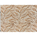 Linen and Rayon Woven - Beige, Brown and Cream Painterly Animal Stripes - Mood Exclusive Safari Sweep Print