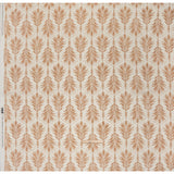 Linen and Rayon Woven - Beige and Cream Palm Leave Lines - Mood Exclusive Palm Parade Print