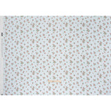 Slubbed Gauzy Cotton Woven - Pink and Green Flowers on Sky Blue Gingham - Mood Exclusive Picnic Petals Print