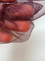 Purple Polyester Stretch Mesh