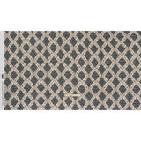 Slubbed Gauzy Cotton Woven - Cream, Dusty Teal and Burgundy Floral Diamonds - Mood Exclusive Garden Grid Print