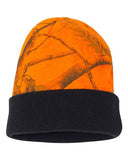 Gorro con puño de 12" con licencia camuflada