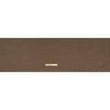 Medium Weight Linen Woven - Textured Brown, Black and Gray Shadow Windowpane Checks
