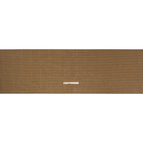 Medium Weight Linen Woven - Brown and Beige Plaid