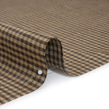 Linen Twill - Taupe and Beige Checks