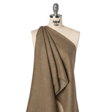 Linen Twill - Taupe and Beige Checks