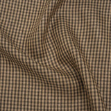 Linen Twill - Taupe and Beige Checks