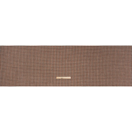 Linen Twill - Brown, Coral and Strawberry Red Plaid