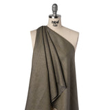Linen Twill - Olive, Navy and Pale Orchid Plaid