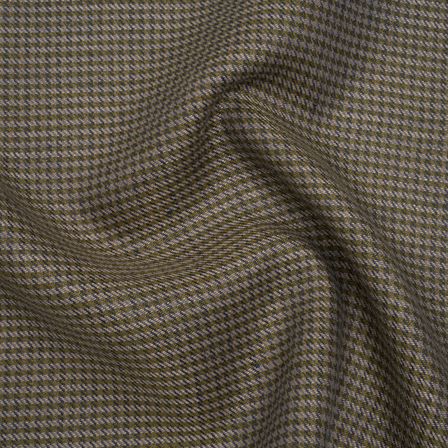 Linen Twill - Olive, Navy and Pale Orchid Plaid