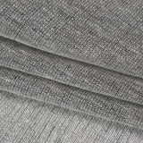 Two-Tone Metallic Linen Scrim - Black, White and Silver