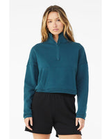 Bella + Canvas® Ladies Sponge Fleece Half-Zip Pullover Sweatshirt