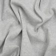 Stretch Cotton 2x2 Rib Knit - Heathered Gray - Deadstock