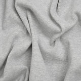 Stretch Cotton 2x2 Rib Knit - Heathered Gray - Deadstock