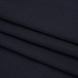 Stretch Cotton 2x2 Rib Knit - Navy - Deadstock
