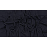 Stretch Cotton 2x2 Rib Knit - Navy - Deadstock
