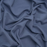 Stretch Cotton and Modal French Terry - Moonlight Blue - Deadstock