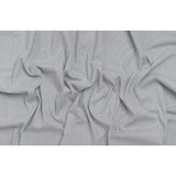 Stretch Cotton 2x2 Rib Knit - Light Heathered Gray - Deadstock