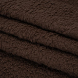 Double Faced Faux Shearling Fur - Mushroom Brown - Deadstock