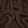 Double Faced Faux Shearling Fur - Mushroom Brown - Deadstock