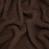 Double Faced Faux Shearling Fur - Mushroom Brown - Deadstock