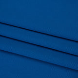Stretch Recycled Polyester 1x1 Rib Knit - Royal Blue - Deadstock