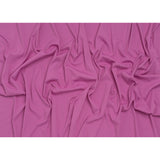 Stretch Recycled Polyester 1x1 Rib Knit - Fuchsia - Deadstock