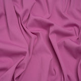 Stretch Recycled Polyester 1x1 Rib Knit - Fuchsia - Deadstock