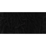 Short Pile Teddy Bear Faux Fur - Black - Deadstock