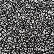 Stretch Rayon Jersey - Black and White Little Flowers - Deadstock