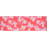 Stretch Rayon Jersey - Coral, Pink and White Soft Florals - Deadstock