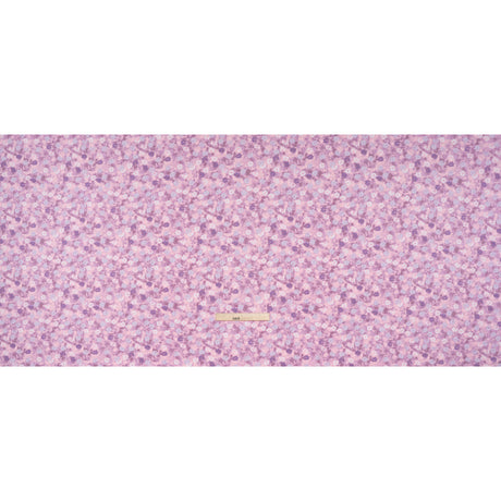 Stretch Polyester ITY Jersey - Lavender, Lilac and Muted Orchid Pink Florals - Deadstock