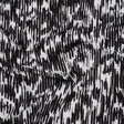 Stretch Polyester ITY Jersey - Black and White Abstract - Deadstock