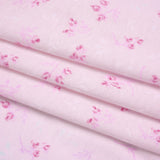 Cotton Jersey - Light Pink Flower Buds - Deadstock