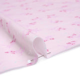 Cotton Jersey - Light Pink Flower Buds - Deadstock