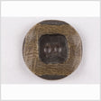 Black/Natural Horn Coat Button - 44L/28mm