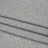 Cotton and Rayon 1x1 Rib Knit - Heathered Gray - Deadstock