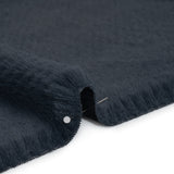 Medium Pile Recycled Polyester Faux Fur - Dark Teal Diamonds Texture