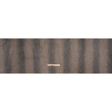 Plush Three-Tone Long Pile Recycled Polyester Faux Fur - Gray, Tan and Charcoal Soft Stripes