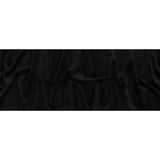 Super Short Pile Wool Blend Faux Sherling - Black